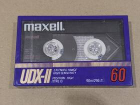 Maxell 025215140211 Udx-ii 60 1986 Type Ii Cassette Tape Sealed