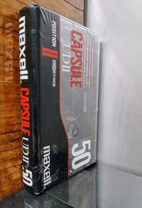 Maxell 025215149016 Capsule Ud Ii 50 Min Cassette New Sealed