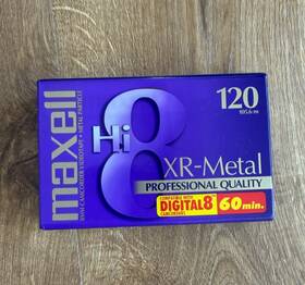 Maxell 025215281211 Xr-metal 120 8mm Blank Tape Brand New Sealed