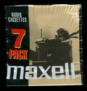 Maxell 025215901836 7 Pack High Bias Xlii-s 100 Min Cassettes Type Ii Chrome New Made Japan