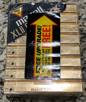 Maxell 025215910210 New Xlii 90 High Bias Cassette Tape Xl-ii Lot Of 8 Ideal For Cd Japan Nos