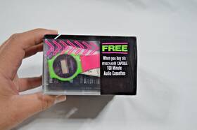 Maxell 025215910364 Capsule Udx Ii 100 Min Type High 2x 3pk Sealed With Digital Watch Rare