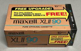 Maxell 025215940101 Xlii 90 Audio Cassette 10 Pack One Higher Grade Xlll-s Sealed Japan