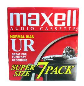 03277 Maxell 03277/ptp Audio Cassette Normal Bias Ur Everyday Recording Tape New Nip 7 Pack 90 M
