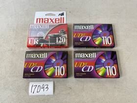 17d93 Maxell High Bias 110 120 Audio Cassette Tape Lot New Cd