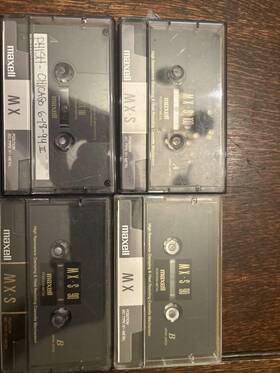 4-maxell Maxell 1nev Mx-s Mx 90 110metal Cassette Tapes - Live Phish Sold As Blank