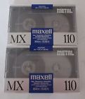 Maxell 2 Mx 110 Min Type Iv Metal Cassette Tapes Blank Sealed New Japan 025215146916