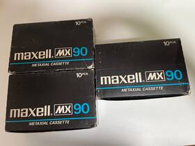 25215-14640 Maxell Mx 90 Metaxial Blank Audio Cassette Tape Position Metal - New Sealed