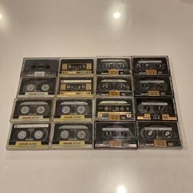 2521513621 Maxell Used- Lot Of 16 Xlii 90 100 Iec Type Ii Cassette Tapes High Cro2 Japan