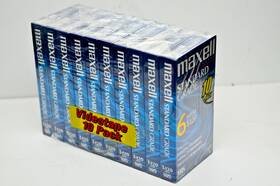 4776764 Maxell 10pk Vhs Cassette Standard Grade T-120 6 Hour - 10 Pack