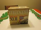 Maxell 6x Xlii High Bias Blank Audio Cassette Tapes 60 Minutes New Sealed 025215920158