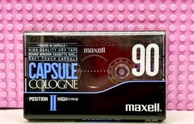 Maxell 902580207731 Capsule Cologne 90 1990 Type Ii Blank Cassette Tape 1 Sealed
