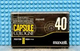Maxell 902580207755 Capsule Cologne 40 Type Ii Blank Cassette Tape 1 Sealed