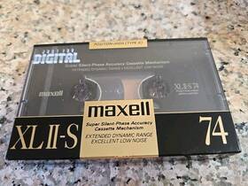 Maxell 902580209643 New Sealed Xl Ii-s 74 Type Ii High Pos Quality Blank Cassette Tape Japan