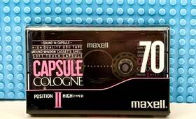 Maxell 902580211011 Capsule Cologne 70 1990 Type Ii Blank Cassette Tape 1 Sealed