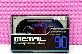 Maxell 902580211462 Metal Capsule 90 1990 Type Iv Blank Cassette Tape 1 Sealed