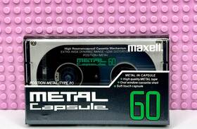 Maxell 902580211486 Metal Capsule 60 1990 Japan Type Iv Blank Cassette Tape 1 Sealed