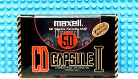 Maxell 902580216993 Cd Capsule Ii 50 1990 Type Blank Cassette Tape 1 Sealed