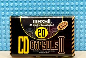 Maxell 902580217013 Cd Capsule Ii 20 1990 Type Blank Cassette Tape 1 Sealed