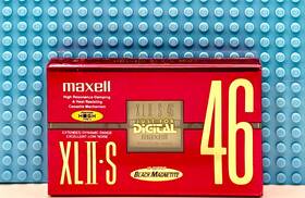 Maxell 902580219079 Xl Ii-s 46 1992 Japan Type Ii Blank Cassette Tape 1 Sealed
