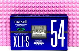 Maxell 902580219185 Xl I-s 54 Vs. Iii Type Ii Blank Cassette Tape 1 Sealed