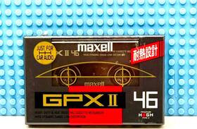 Maxell 902580219406 Gpx Ii 46 1992 Japan Type Blank Cassette Tape 1 Sealed