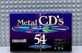 Maxell 902580223748 Metal Cds 54 1992 Japan Type Iv Blank Cassette Tape 1 Sealed