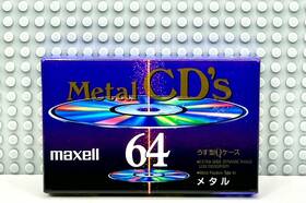 Maxell 902580223762 Metal Cds 64 1992 Japan Type Iv Blank Cassette Tape 1 Sealed