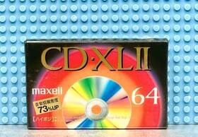 Maxell 902580225513 Cd-xl Ii 64 Type Blank Cassette Tape 1 Sealed
