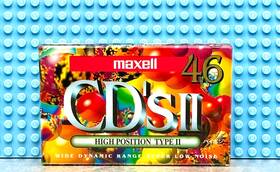 Maxell 902580228965 Cds Ii 46 Vs. Iv Type Blank Cassette Tape 1 Sealed