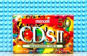 Maxell 902580228972 Cds Ii 50 Vs. Iv Type Blank Cassette Tape 1 Sealed