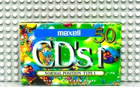 Maxell 902580229139 Cds I Vs. Iii 50 Type Blank Cassette Tape 1 Sealed