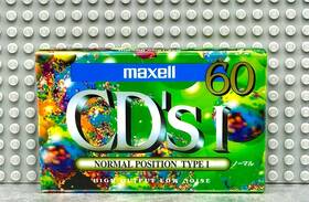 Maxell 902580229153 Cds I Vs. Iii 60 Type Blank Cassette Tape 1 Sealed