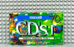 Maxell 902580229177 Cds I Vs. Iii 70 Type Blank Cassette Tape 1 Sealed
