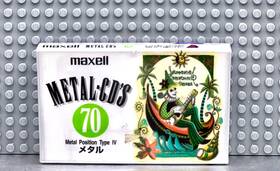Maxell 902580233990 Metal Cds 70 Type Iv Blank Cassette Tape 1 Sealed
