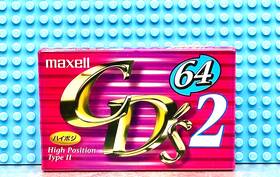 Maxell 902580243173 Cds Ii 64 Vs. V Type Blank Cassette Tape 1 Sealed