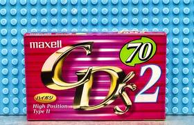 Maxell 902580243180 Cds Ii 70 Vs. V Type Blank Cassette Tape 1 Sealed