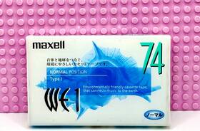 Maxell 902580247621 We 1 74 1999 Japan Type I Blank Cassette Tape Sealed