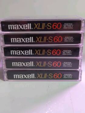 Maxell 902580400965 5 Xlii-s 60 Minutes Iec Type Ii High Bias Cassette Tape New Not Wrapped