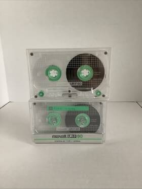 Maxell 902580403041 2 Ur-f 60 Green 1987 Type I Blank Cassette Tape Japan L11