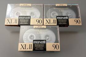 Maxell 902580405021 Xlii 90min High-bias Type Ii Blank Cassette Tapes Lot 3 New Sealed Japan