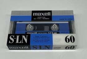 Maxell 902580407018 S-ln 60 Type I Blank Cassette Tape 1 New And Sealed