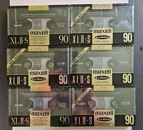 Maxell 902580410384 Lot Of 6 Xl Ii S 90 Cassette Tapes Sealed Nos