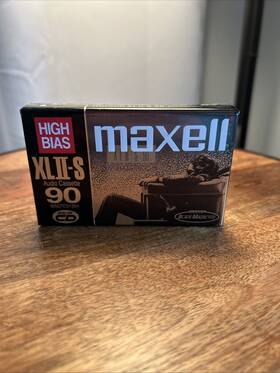 Maxell 902580430399 1 Xlii-s 90 Blank Audio Cassette Tape New Tokyo Japan Hitachi Version