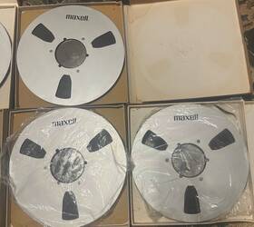 Atr-10 Maxell 10.5 Inch Three Reels Two With New Tape One Used