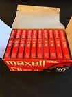 Ur-90 Maxell Blank Audio Cassette Tape New Pack Factory Seal Pics