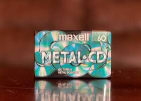 Cd60 Maxell Metal Cd C60 Type Iv Sealed Blank Cassette Tape