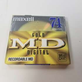 Gmd-74 Maxell Md Gold Blank Mini Disc 1 Sealed