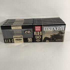 L43d Maxell Xlii-s 90 High Bias Type Ii Blank Audio Cassette Tapes 10 Pcs. Japan