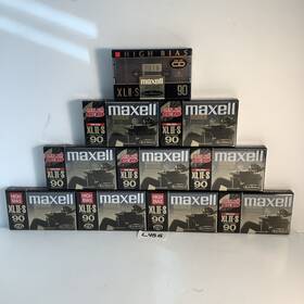 L45g Maxell L45f Xlii-s 90 High Bias Type Ii Blank Audio Cassette Tapes 10 Pcs Japan